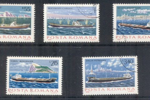 Romania-1979-Romanian-Ships-CTO
