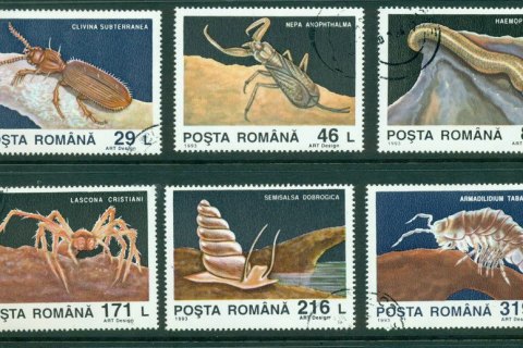 Romania-1993-Insects-CTO-Lot21262