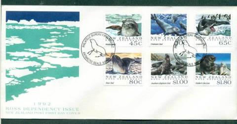 Ross-Dependency-1992-Sealions-FDC-lot52886