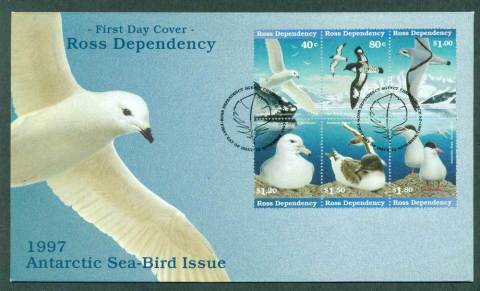 Ross-Dependency-1997-Antarctic-Sea-Birds-FDC-Lot28103