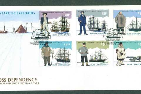 Ross-Dependency-1985-Antarctic-Explorers-FDC-lot50412
