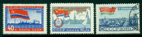 Russia-1960-Flags-FU-MH-Lot18948