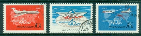 Russia-1963-Planes-CTO