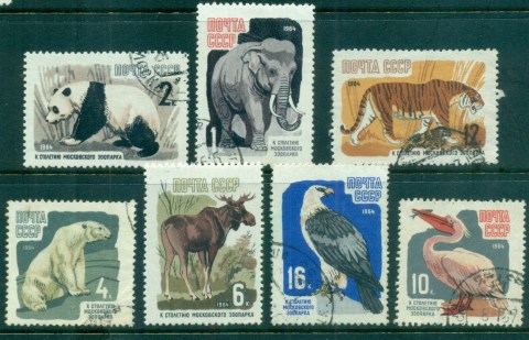 Russia-1964-Moscow-Zoo-Centenary-CTO