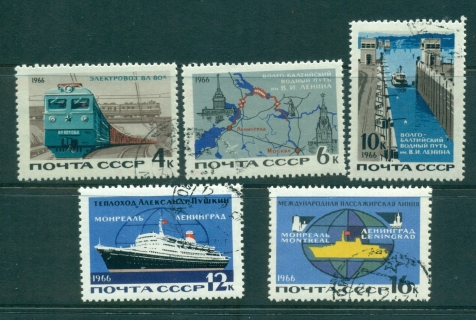 Russia-1966-Modern-Transportation-CTO-lot39378