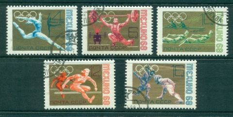 Russia-1968-Mexico-Olympics-CTO-lot39519