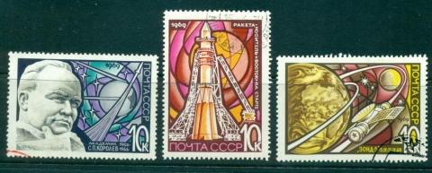 Russia-1969-Space-Cosmonauts-day-CTO-lot39561