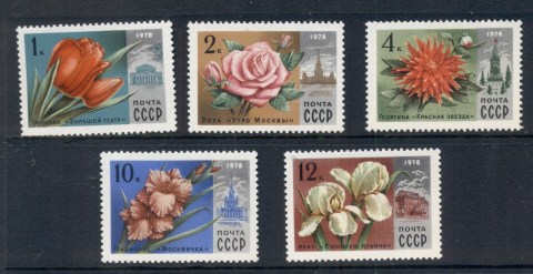 Russia-1978-Moscow-Flowers-MUH