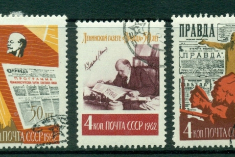 Russia-1962-Pravda-Newspaper-FU-Lot18984