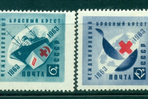 Russia-1963-Red-Cross-Centenary-MLH-lot39184