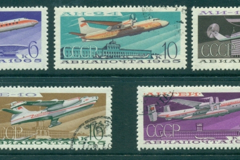 Russia-1965-Civil-Aviation-CTO-lot39478