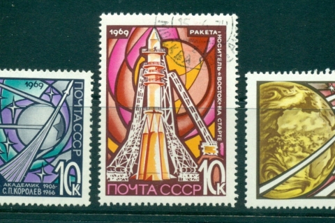 Russia-1969-Space-Cosmonauts-day-CTO-lot39561