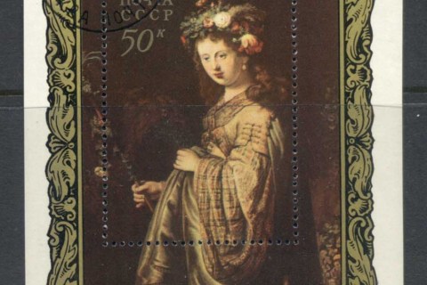 Russia-1973-Rembrandt-Painting-MS-CTO