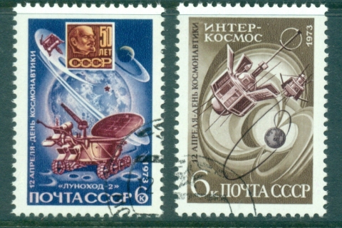 Russia-1973-Space-Cosmonauts-day-CTO-lot39878