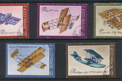 Russia-1974-Early-Russian-Aircraft-CTO