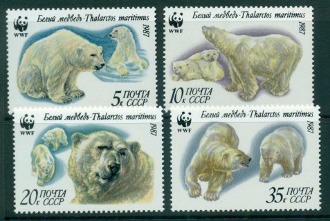 Russia-1987 WWF Polar Bear