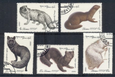 Russia-1980-Fur-Animals-CTO