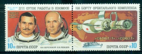 Russia-1983-Soyuz-211-day-Space-flight-pr-MUH