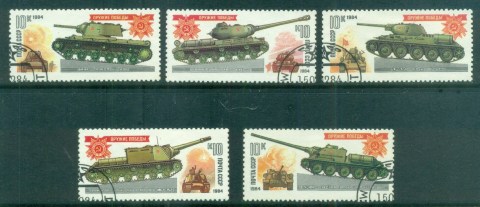 Russia-1984-Tanks-of-WWII-CTO