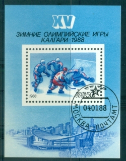 Russia-1988-Calgary-Winter-Olympics-MS-CTO