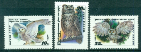 Russia-1990-Owls