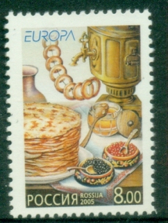 Russia-2005-EUROPA-Stamp-Gastronomy-MUH