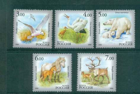 Russia-2006-Fauna-of-Sakha-Republic-MUH-lot45949