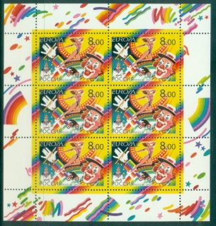 Russia-2002-EUROPA-Stamp-The-Circus-MS-MUH