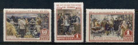 Russia-1955-Birth-of-Lenin-85th-Anniversary-MUH