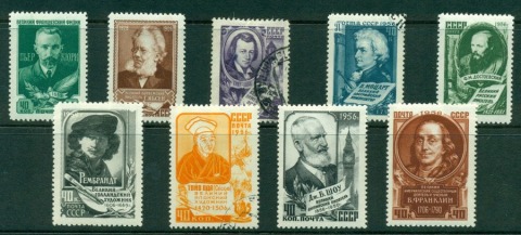 Russia-1956-Great-World-Personalities-MH-FU-Lot18436