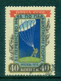 Russia-1956-Parachute-Championships-CTO