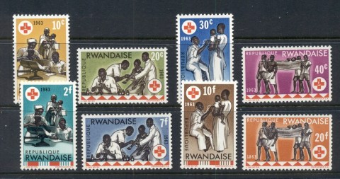 Rwanda 1963 Red Cross centenary