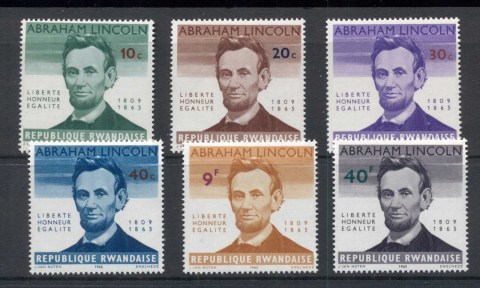 Rwanda 1965 Lincoln Death centenary