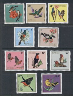 Rwanda 1972 Flowers & Birds