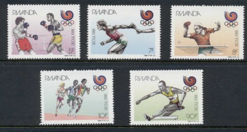 Rwanda 1988 Summer Olympics Seoul