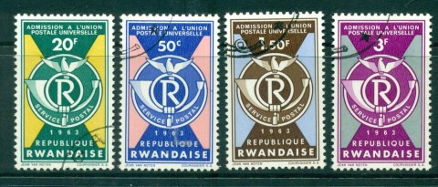 Rwanda-1963-Admission-to-UPU-CTO-Lot30866