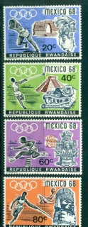 Rwanda-1968-Mexico-Olympics-MH-Lot30873