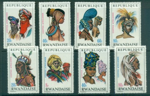 Rwanda-1969-African-Headresses-MUH