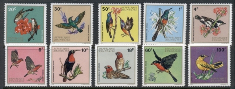 Rwanda-1972-Birds-MUH