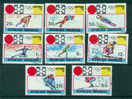 Rwanda-1972-Winter-Olympics-CTO-Lot30874