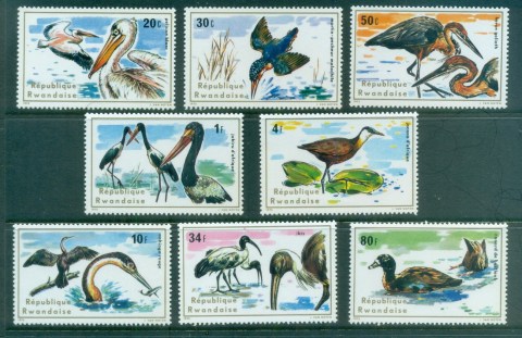 Rwanda-1975-African-Birds-MUH