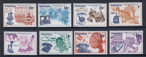 Rwanda-1976-Telephone-Centenary-MUH