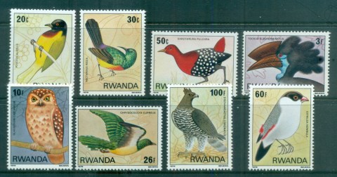 Rwanda-1979-Birds-of-the-Nyungwe-Forest-MUH