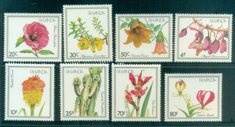 Rwanda-1982-Flowers-MUH