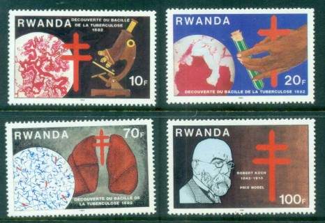 Rwanda-1982-TB-Bacillus-Centenary-MUH