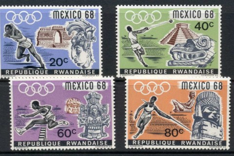 Rwanda-1968-Summer-Olympics-Mexico-City-MUH-2
