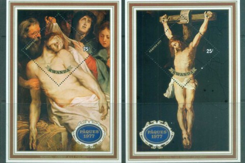 Rwanda-1977-Easter-Paintings-2xMS-MUH