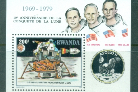 Rwanda-1980-Apollo-11-Space