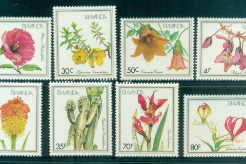 Rwanda-1982-Flowers-MUH