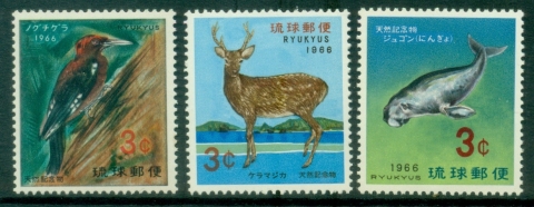 Ryukyu-Is-1966-Natural-Monument-Wildlife-MUH